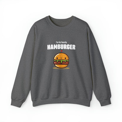 "His Favourite HAMBURGER" Crewneck Sweatshirt