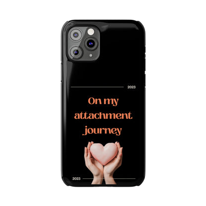 On My Journey Orange Slim iPhone Case