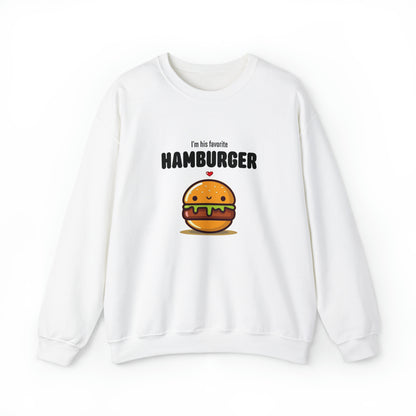 "His Favourite HAMBURGER" Crewneck Sweatshirt