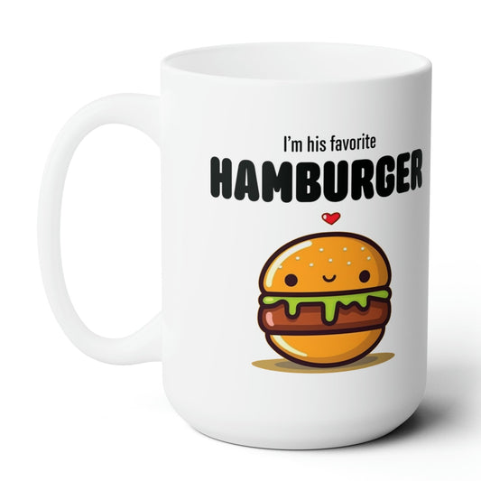 His Favourite Hamburger Mug, 15oz