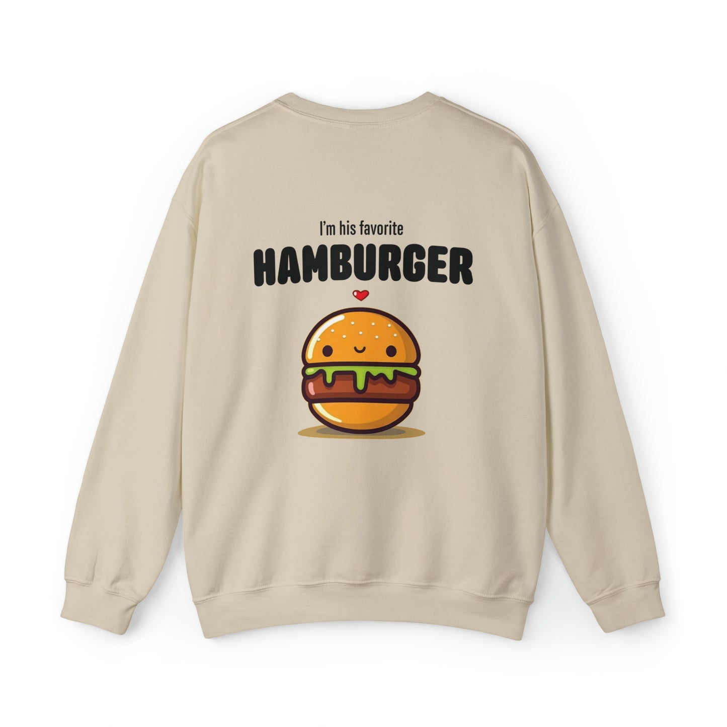 "His Favourite HAMBURGER" Crewneck Sweatshirt