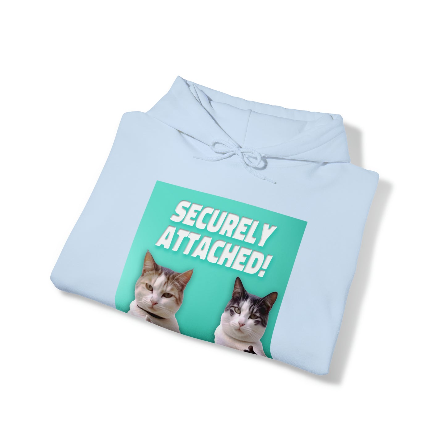 Securely Attached Kitties Unisex Hoodie