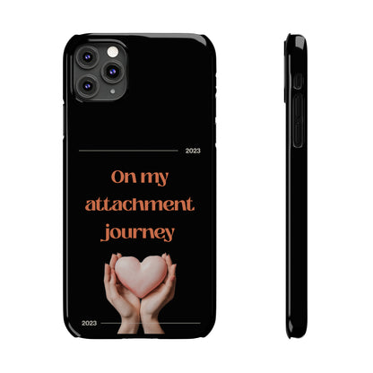 On My Journey Orange Slim iPhone Case