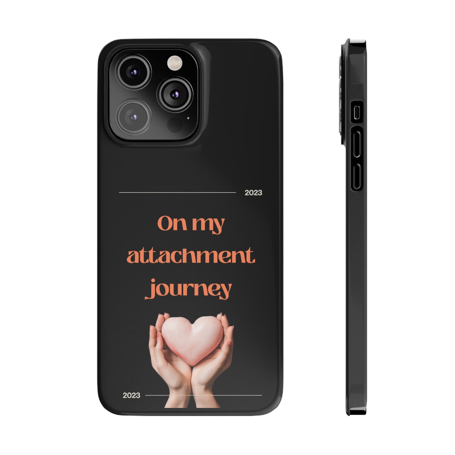 On My Journey Orange Slim iPhone Case