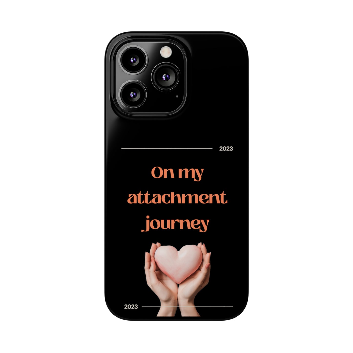 On My Journey Orange Slim iPhone Case