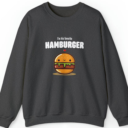 "His Favourite HAMBURGER" Crewneck Sweatshirt