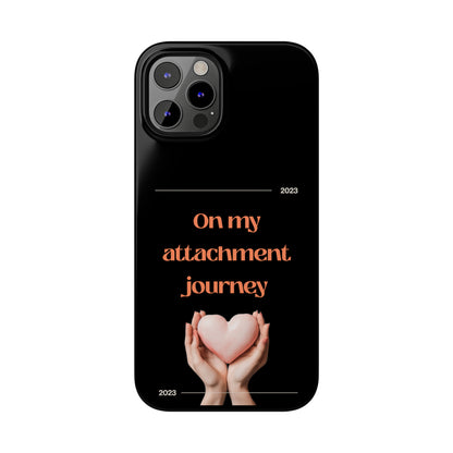 On My Journey Orange Slim iPhone Case