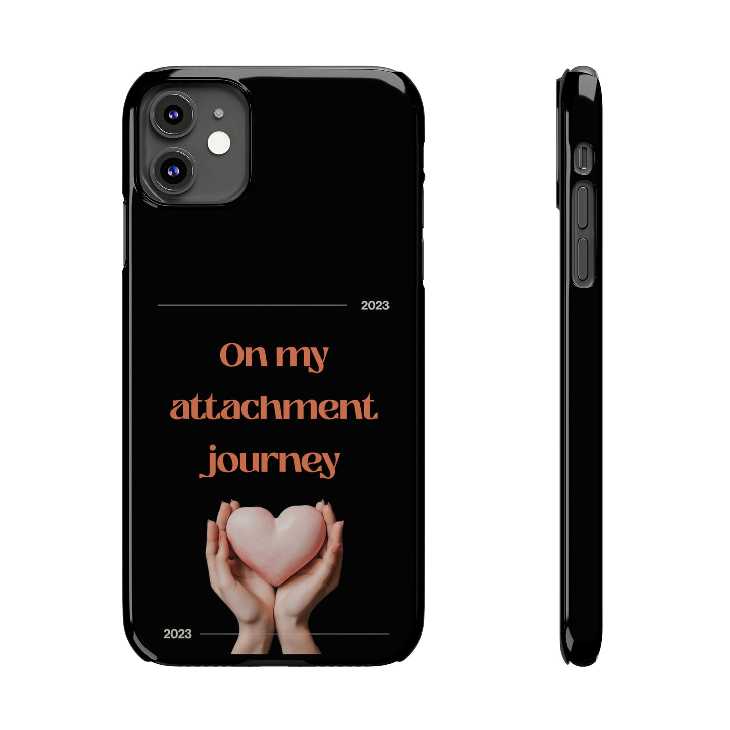 On My Journey Orange Slim iPhone Case