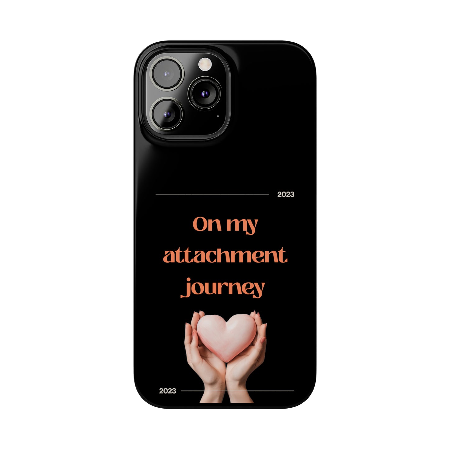 On My Journey Orange Slim iPhone Case