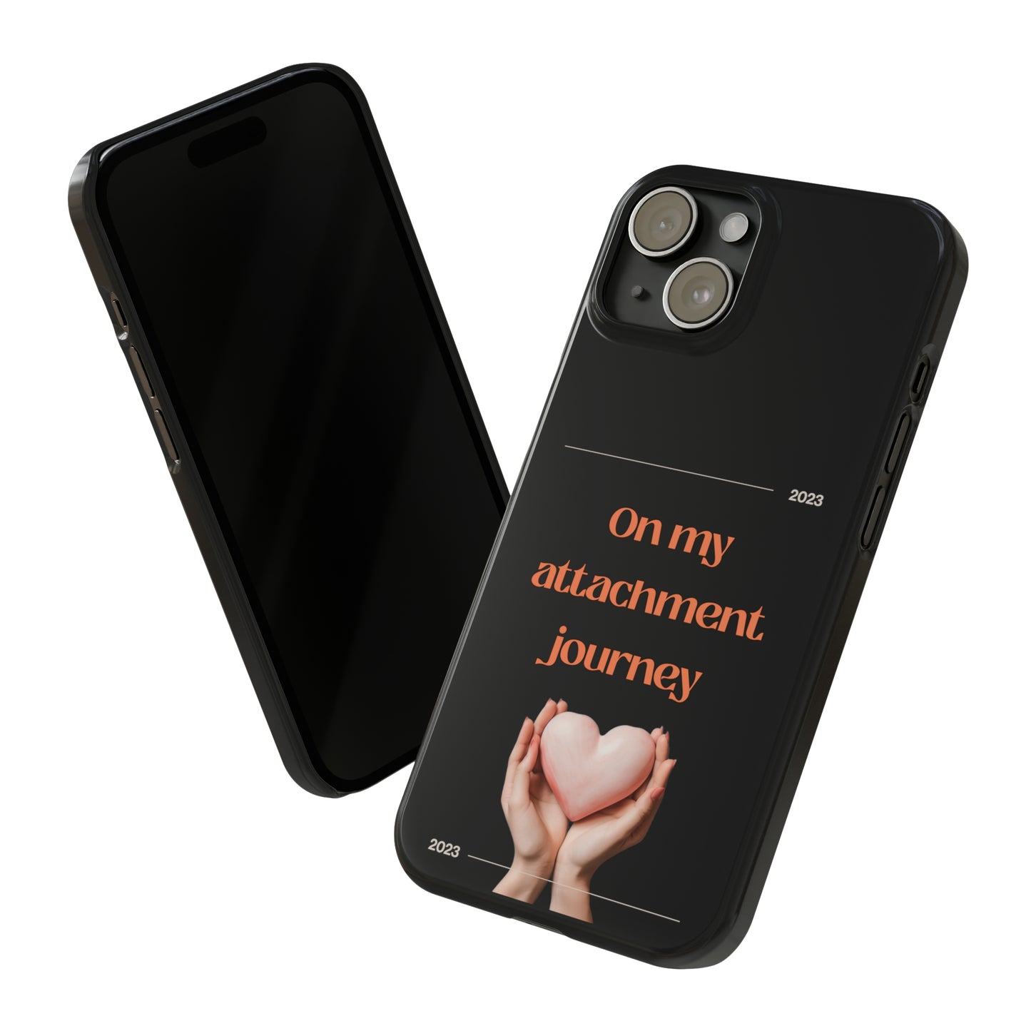 On My Journey Orange Slim iPhone Case