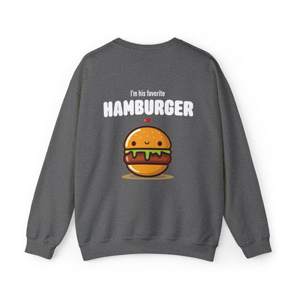 "His Favourite HAMBURGER" Crewneck Sweatshirt