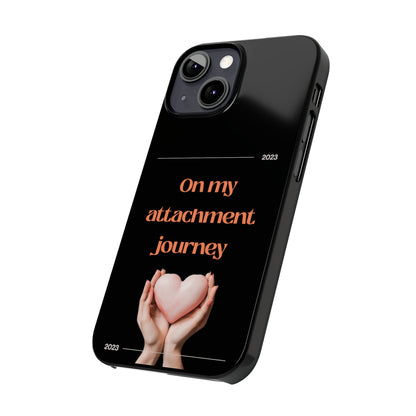 On My Journey Orange Slim iPhone Case