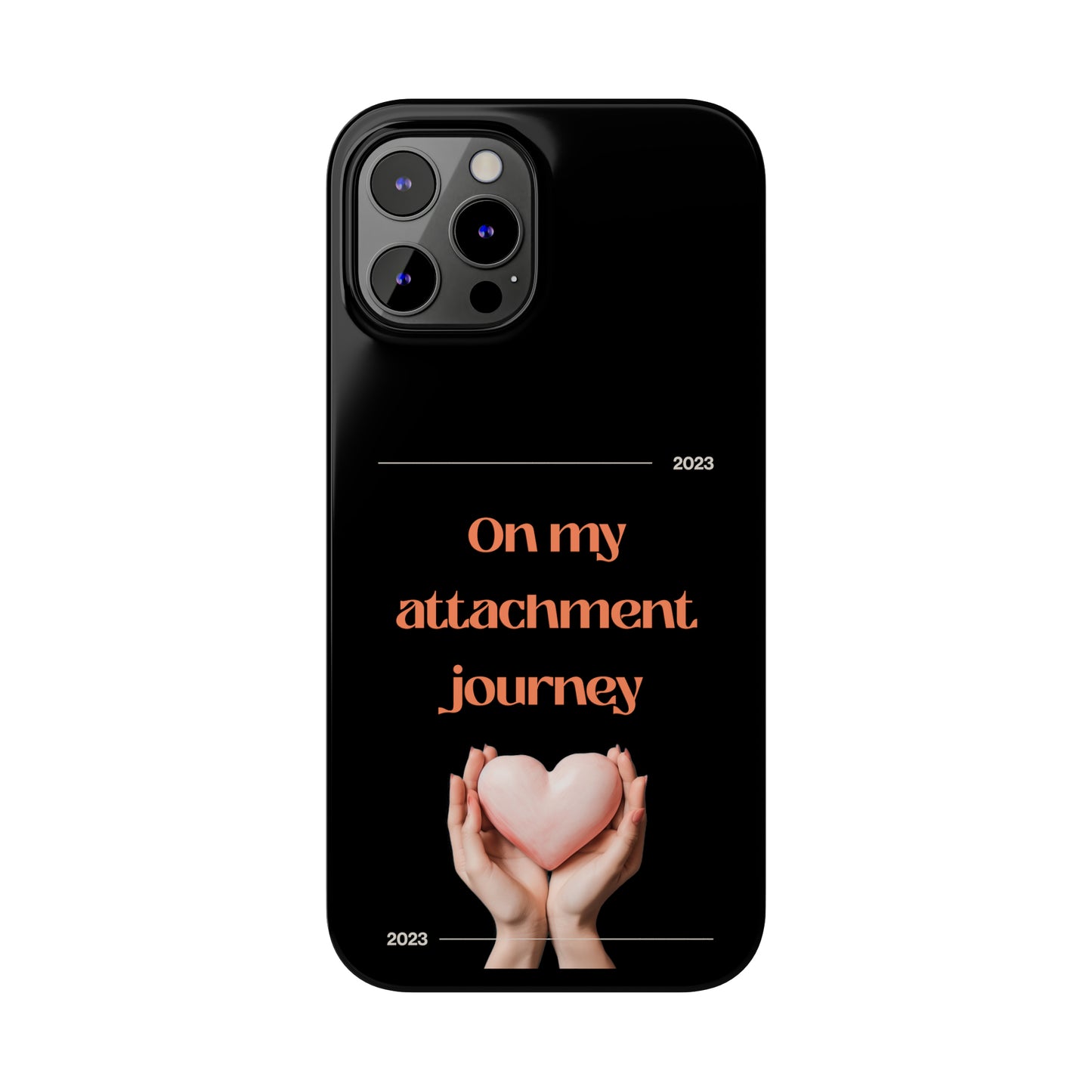 On My Journey Orange Slim iPhone Case