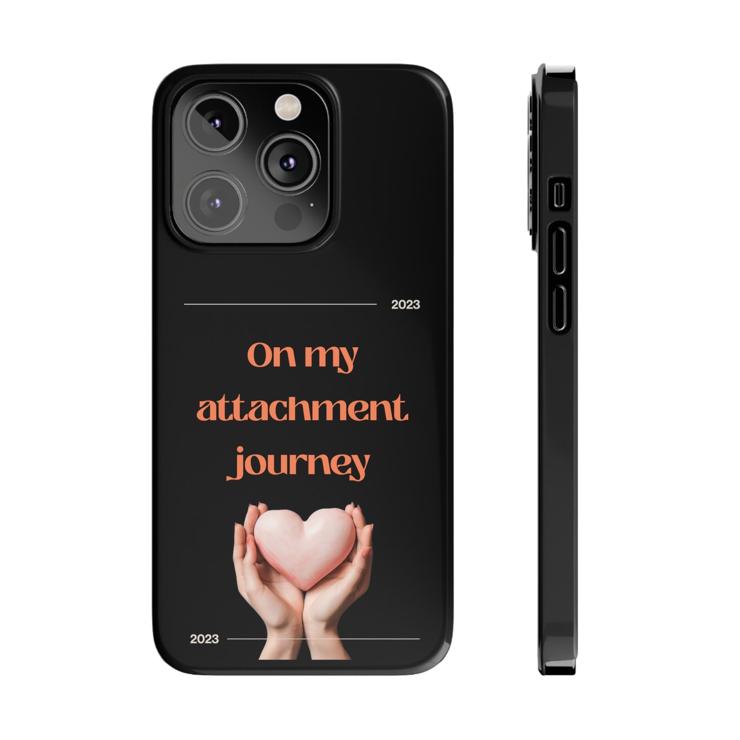 On My Journey Orange Slim iPhone Case