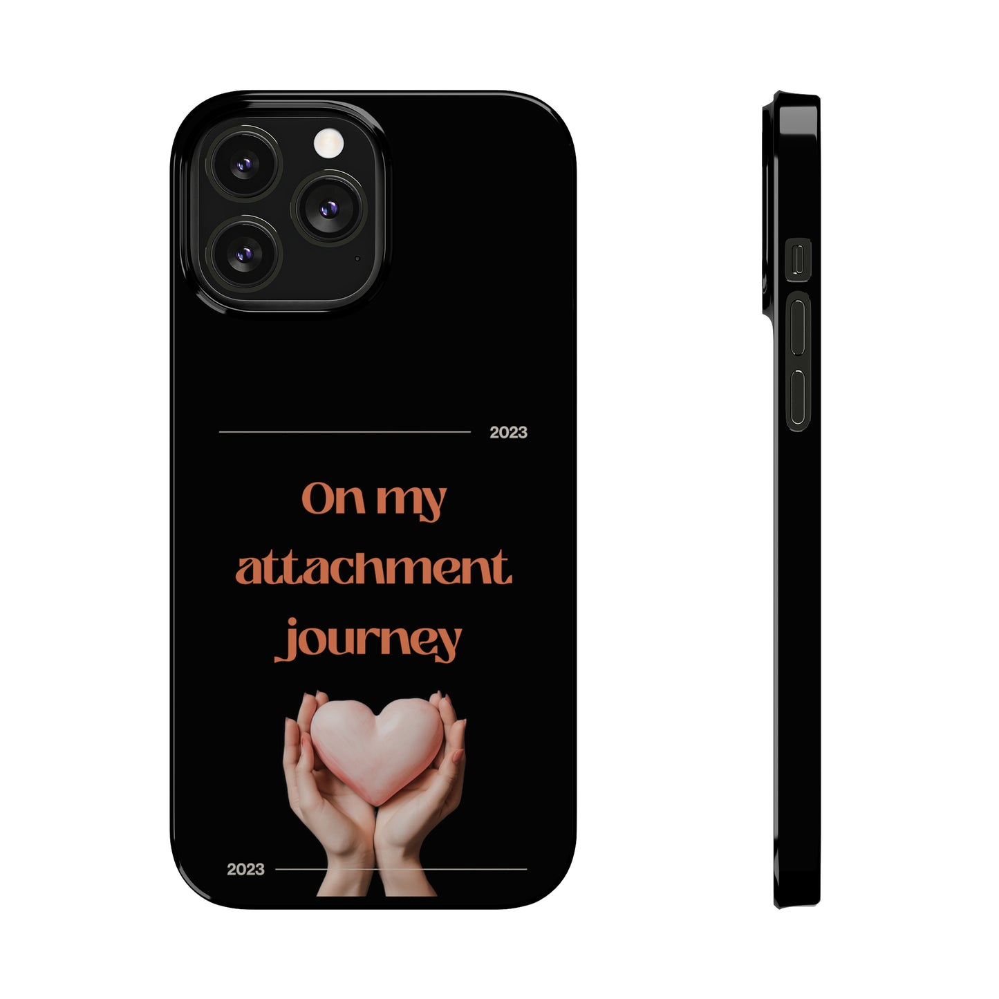 On My Journey Orange Slim iPhone Case