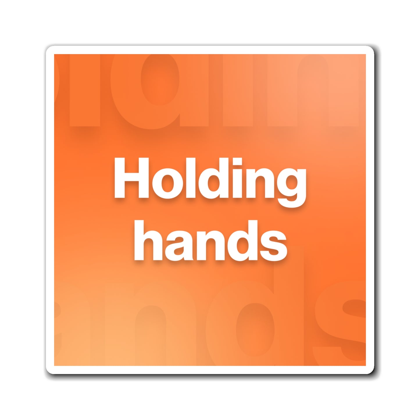 Holding Hands Magnet