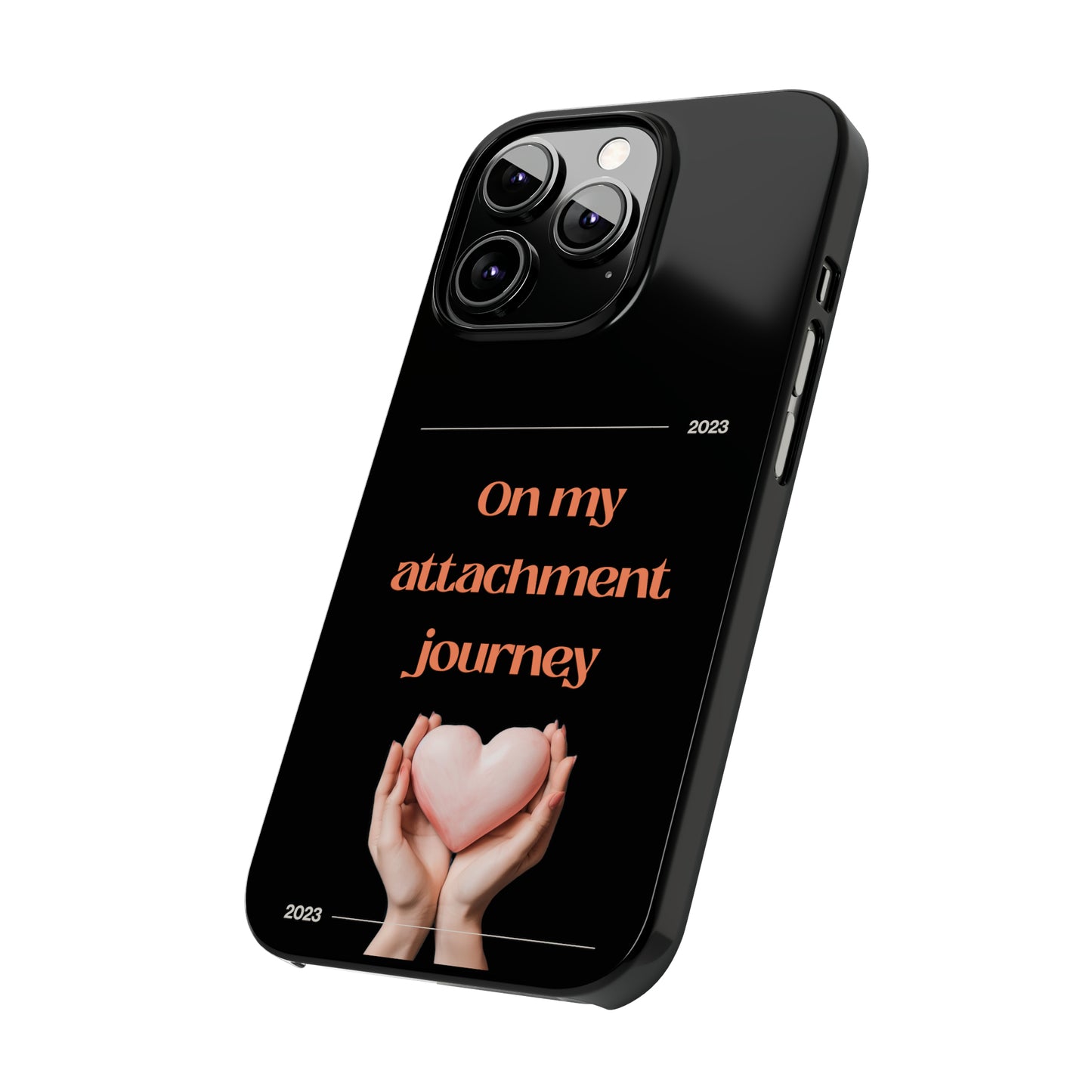 On My Journey Orange Slim iPhone Case