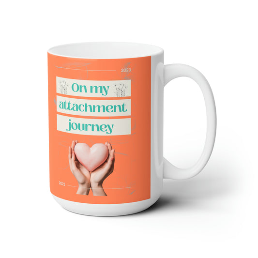 My Journey Orange Mug, 15oz