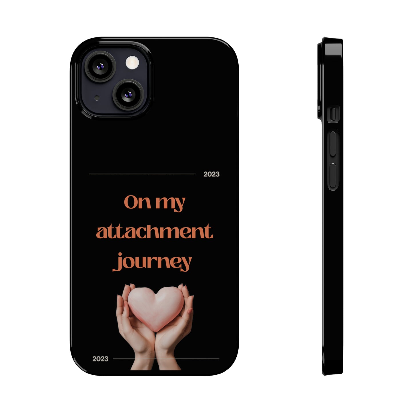 On My Journey Orange Slim iPhone Case