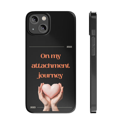 On My Journey Orange Slim iPhone Case