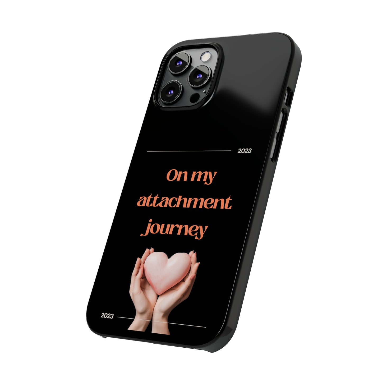 On My Journey Orange Slim iPhone Case