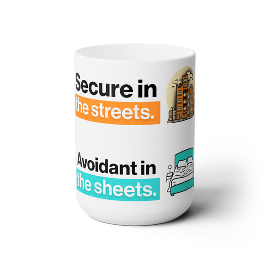 Secure/Avoidant Mug, 15oz