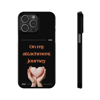 On My Journey Orange Slim iPhone Case