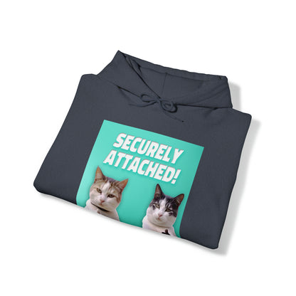 Securely Attached Kitties Unisex Hoodie
