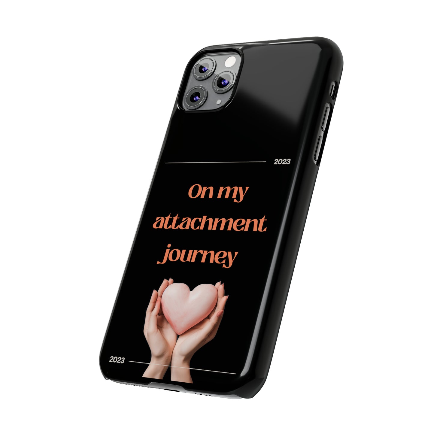 On My Journey Orange Slim iPhone Case